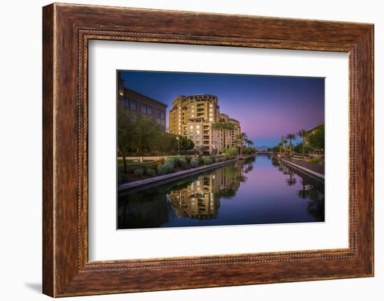 Canal Running Through, Scottsdale, Arizona,Usa-BCFC-Framed Photographic Print