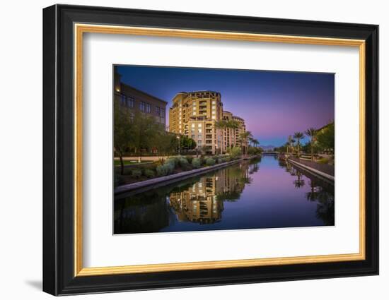 Canal Running Through, Scottsdale, Arizona,Usa-BCFC-Framed Photographic Print