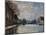 Canal Saint Martin-Alfred Sisley-Mounted Art Print