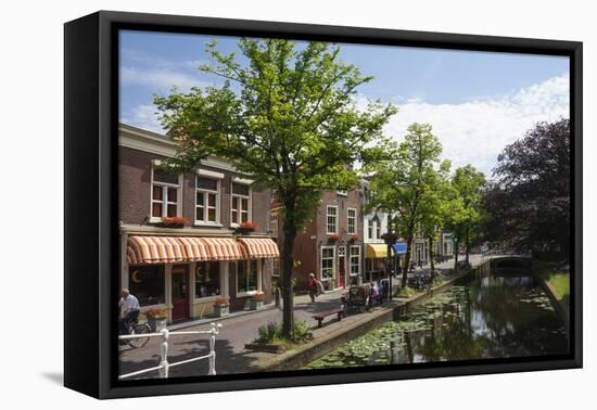 Canal Scene in Delft, Holland, Europe-James Emmerson-Framed Premier Image Canvas