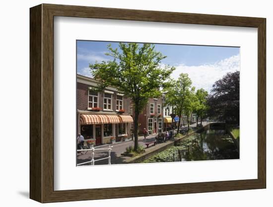 Canal Scene in Delft, Holland, Europe-James Emmerson-Framed Photographic Print