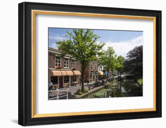 Canal Scene in Delft, Holland, Europe-James Emmerson-Framed Photographic Print