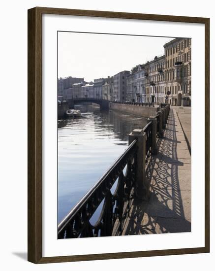 Canal Scene, St. Petersburg, Russia-Charles Bowman-Framed Photographic Print