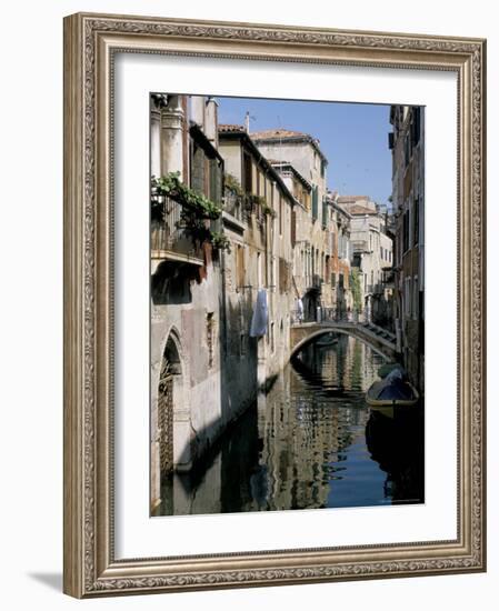 Canal Scene, Venice, Veneto, Italy-James Emmerson-Framed Photographic Print