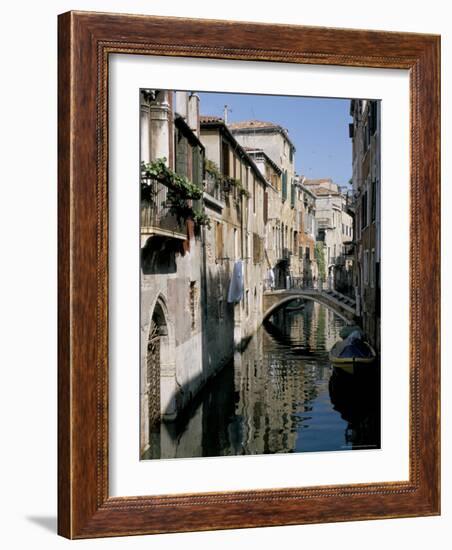 Canal Scene, Venice, Veneto, Italy-James Emmerson-Framed Photographic Print