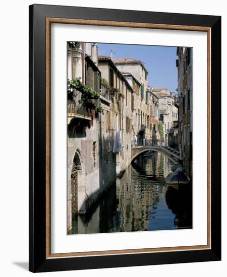 Canal Scene, Venice, Veneto, Italy-James Emmerson-Framed Photographic Print