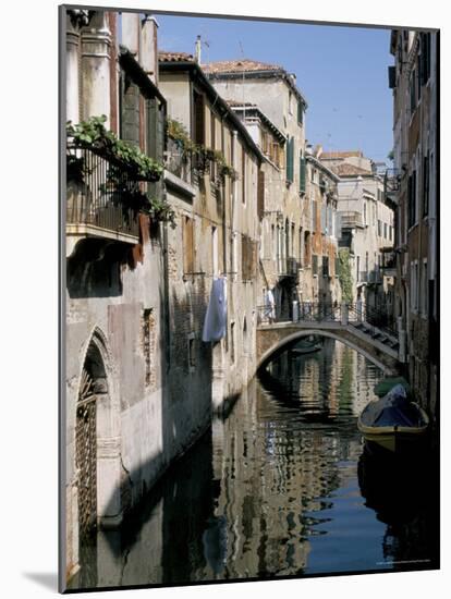 Canal Scene, Venice, Veneto, Italy-James Emmerson-Mounted Photographic Print