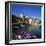 Canal Side Restaurants Below the Chateau, Annecy, Lake Annecy, Rhone Alpes, France, Europe-Stuart Black-Framed Photographic Print