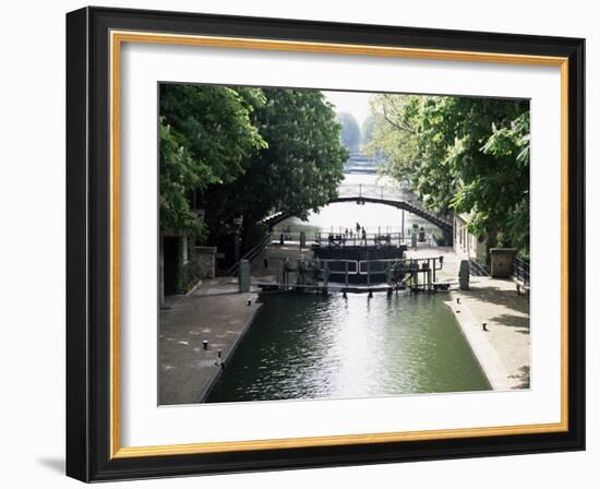 Canal St. Martin, Paris, France-Mark Mawson-Framed Photographic Print