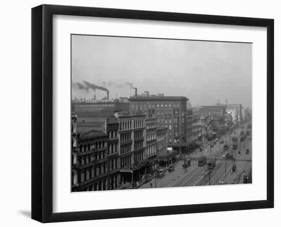 Canal St., New Orleans, La.-null-Framed Photo