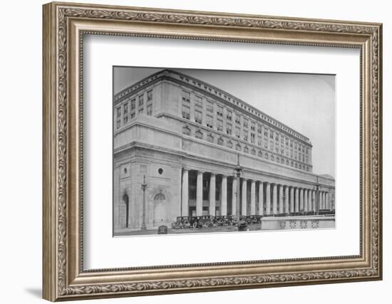 Canal Street facade, Chicago Union Station, Illinois, 1926-null-Framed Photographic Print