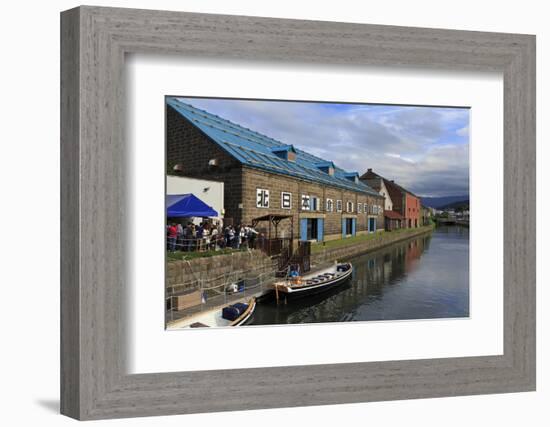 Canal tour boat, Otaru City, Hokkaido Prefecture, Japan, Asia-Richard Cummins-Framed Photographic Print