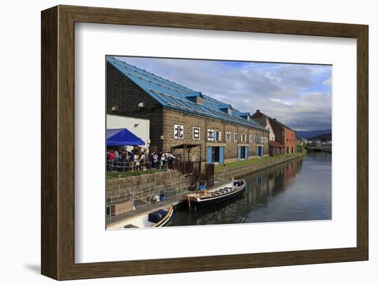 Canal tour boat, Otaru City, Hokkaido Prefecture, Japan, Asia-Richard Cummins-Framed Photographic Print