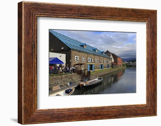 Canal tour boat, Otaru City, Hokkaido Prefecture, Japan, Asia-Richard Cummins-Framed Photographic Print