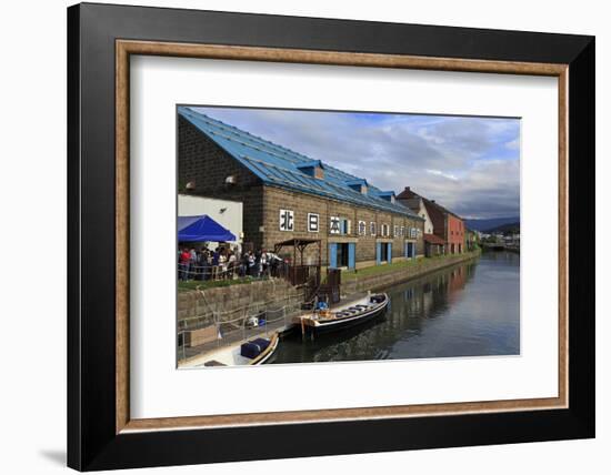 Canal tour boat, Otaru City, Hokkaido Prefecture, Japan, Asia-Richard Cummins-Framed Photographic Print