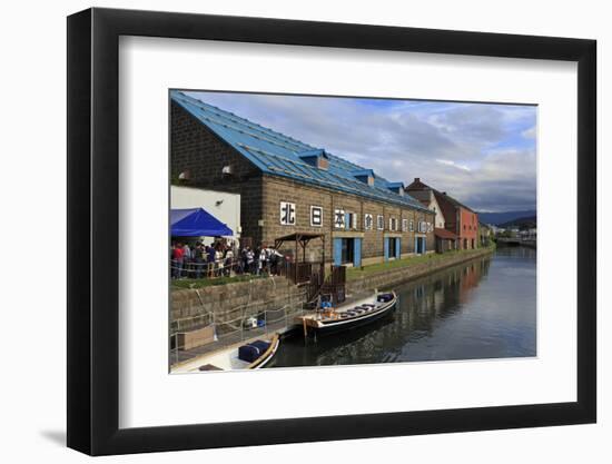 Canal tour boat, Otaru City, Hokkaido Prefecture, Japan, Asia-Richard Cummins-Framed Photographic Print