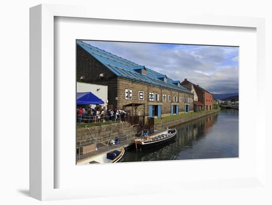 Canal tour boat, Otaru City, Hokkaido Prefecture, Japan, Asia-Richard Cummins-Framed Photographic Print