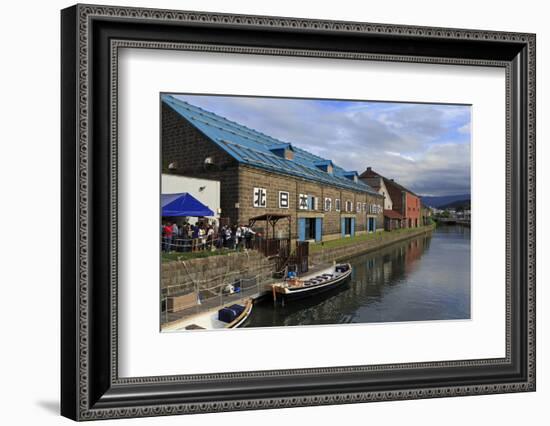 Canal tour boat, Otaru City, Hokkaido Prefecture, Japan, Asia-Richard Cummins-Framed Photographic Print