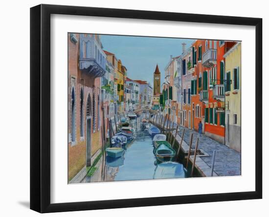 Canal, Venice, 2016-Anthony Butera-Framed Giclee Print