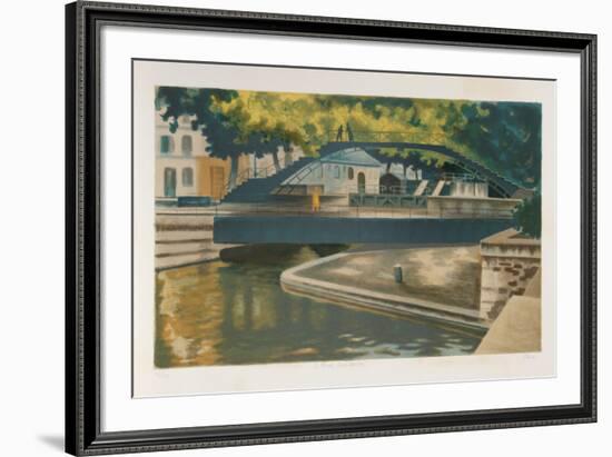 Canal-Laurent Marcel Salinas-Framed Limited Edition