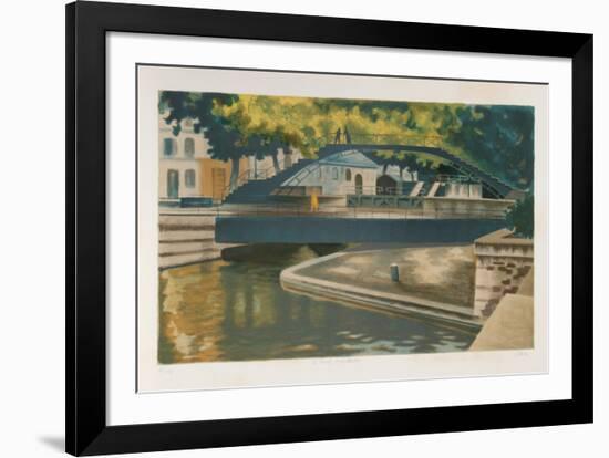 Canal-Laurent Marcel Salinas-Framed Limited Edition