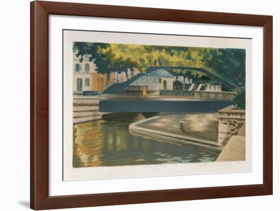 Canal-Laurent Marcel Salinas-Framed Limited Edition