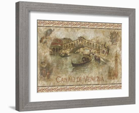 Canalidi Venezia-Thomas L. Cathey-Framed Art Print