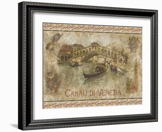 Canalidi Venezia-Thomas L. Cathey-Framed Art Print