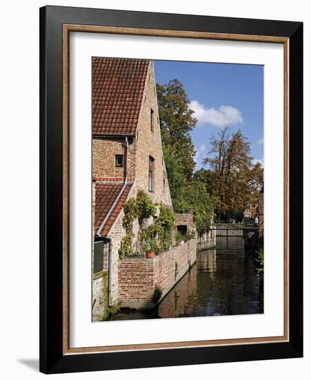 Canals, Bruges, Belgium-Kymri Wilt-Framed Photographic Print