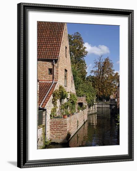 Canals, Bruges, Belgium-Kymri Wilt-Framed Photographic Print