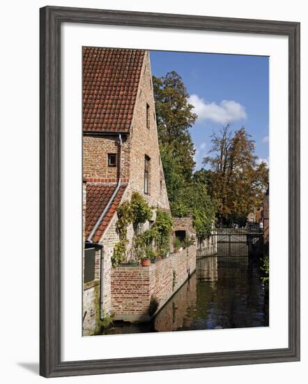 Canals, Bruges, Belgium-Kymri Wilt-Framed Photographic Print