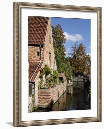 Canals, Bruges, Belgium-Kymri Wilt-Framed Photographic Print