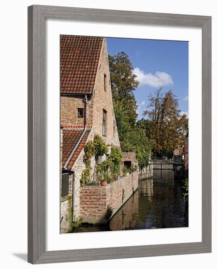 Canals, Bruges, Belgium-Kymri Wilt-Framed Photographic Print