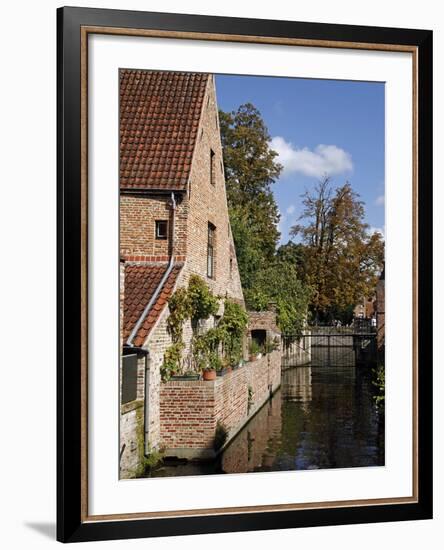 Canals, Bruges, Belgium-Kymri Wilt-Framed Photographic Print