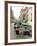 Canalside Cafe, Venice, Veneto, Italy-Ethel Davies-Framed Photographic Print