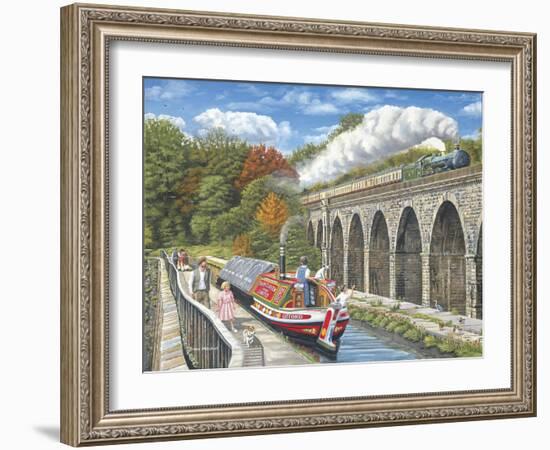 Canalside Memories-Trevor Mitchell-Framed Giclee Print