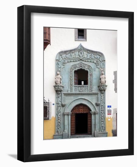 Canary Islands, Gran Canaria, Las Palmas De Gran Canaria, Vegueta, Casa Museo De Cristobal Colon-Michele Falzone-Framed Photographic Print