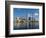 Canary Wharf cityscape, Docklands, London, England, United Kingdom, Europe-Charles Bowman-Framed Photographic Print