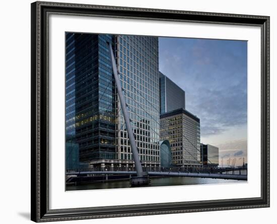 Canary Wharf, Docklands, London, England, United Kingdom, Europe-Ben Pipe-Framed Photographic Print