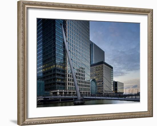 Canary Wharf, Docklands, London, England, United Kingdom, Europe-Ben Pipe-Framed Photographic Print