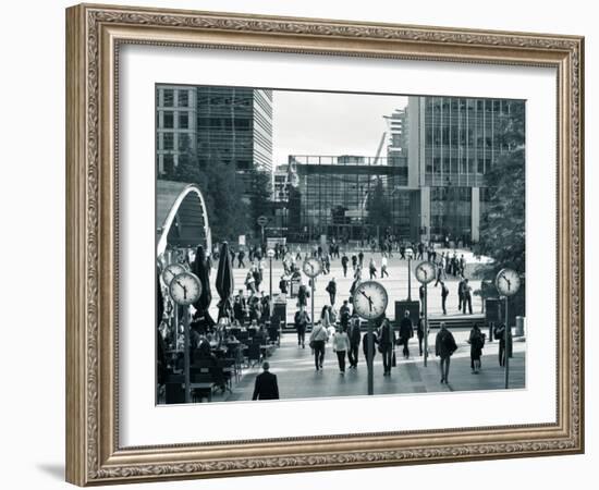 Canary Wharf, Docklands, London, England-Jon Arnold-Framed Photographic Print