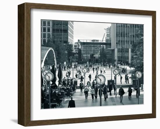 Canary Wharf, Docklands, London, England-Jon Arnold-Framed Photographic Print