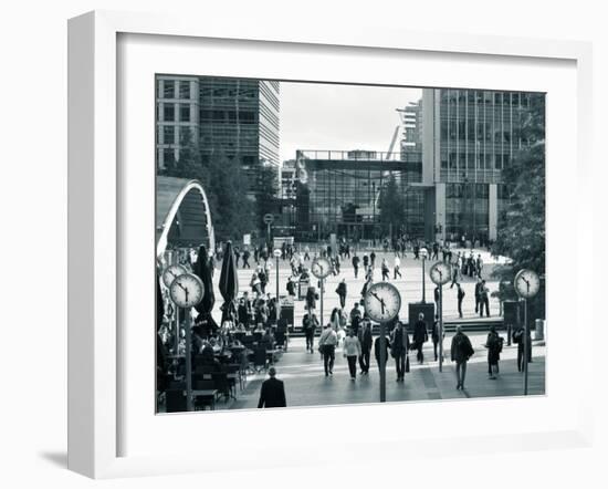 Canary Wharf, Docklands, London, England-Jon Arnold-Framed Photographic Print