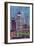 Canary Wharf in London Docklands-Frances Treanor-Framed Giclee Print