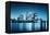 Canary Wharf, London.-r.nagy-Framed Premier Image Canvas