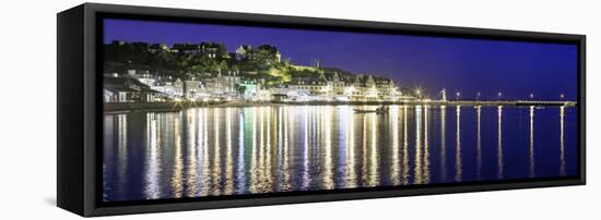 Cancale at Night-Philippe Manguin-Framed Premier Image Canvas