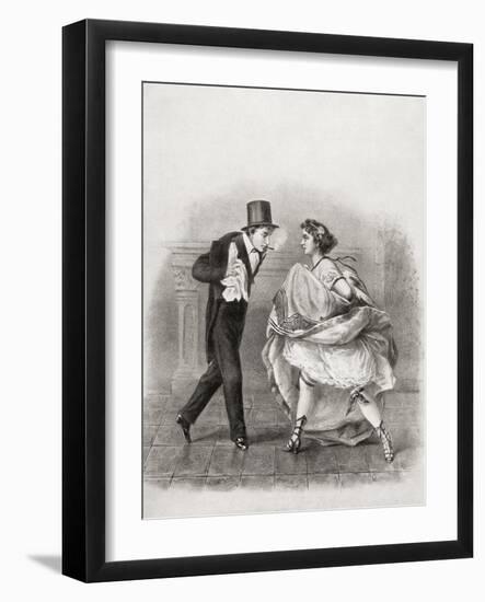 Cancan Dancer-null-Framed Giclee Print