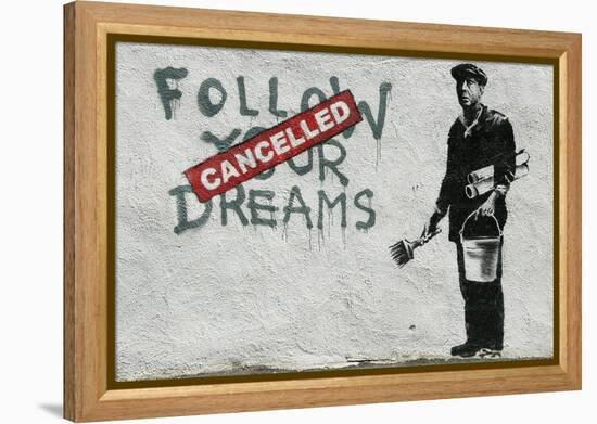 Cancelled Dreams-Banksy-Framed Premier Image Canvas