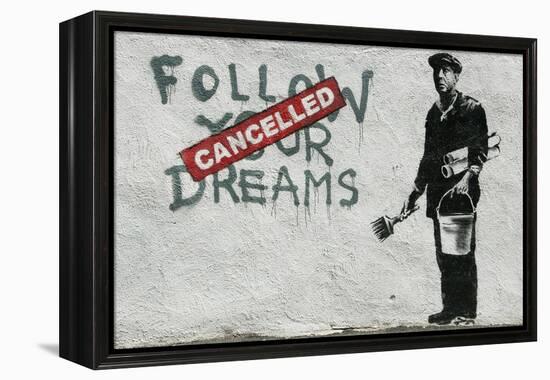 Cancelled Dreams-Banksy-Framed Premier Image Canvas