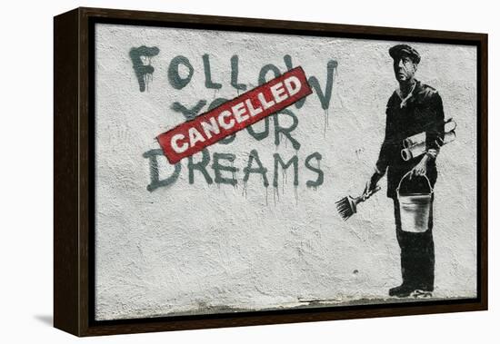 Cancelled Dreams-Banksy-Framed Premier Image Canvas